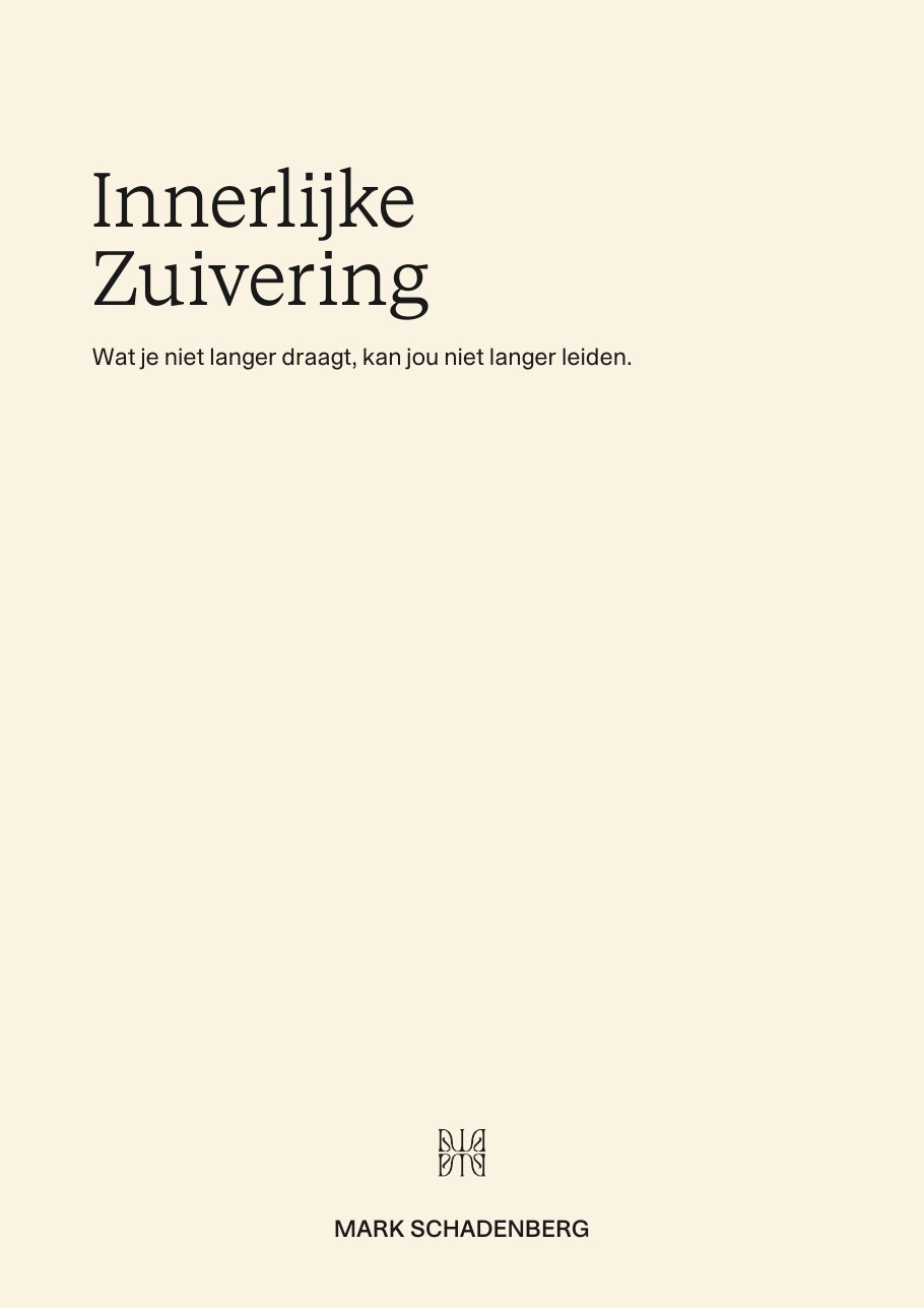 Voorkant van het document Innerlijke Zuivering